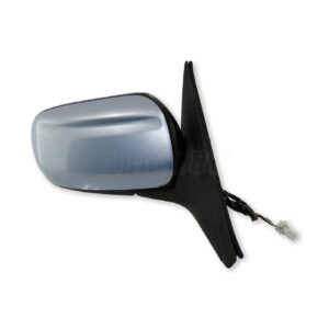 Mazda 626 MK5 (1997-2002) Right Side Electric Heated Door Mirror Met Silver-Blue