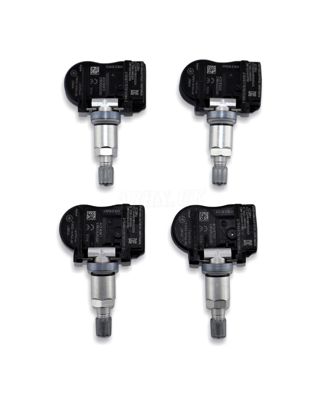 4x Volvo S60 V60 S40 XC70 C70 C30 V50 Tyre Pressure Sensors TPMS 433MHz 31414189 - Image 2