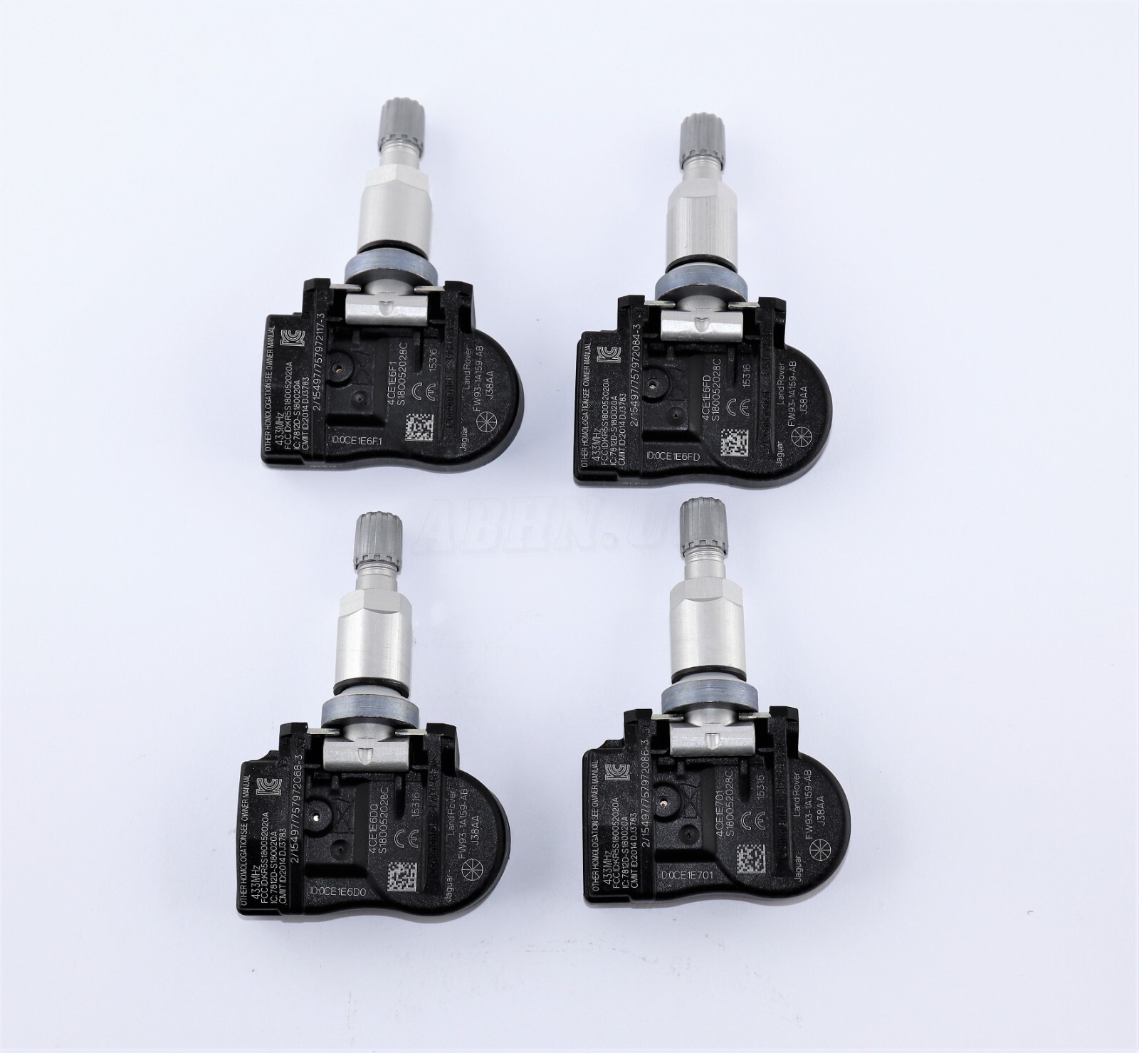 4x Citroen C4 C5 C6 C8 Aircross Tyre Pressure Sensors TPMS 433MHz 9659452180 - Image 2