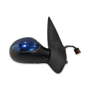 Peugeot 206 (04- 09) Right Side Electric Heated Door Mirror Dark Blue 96480961XT
