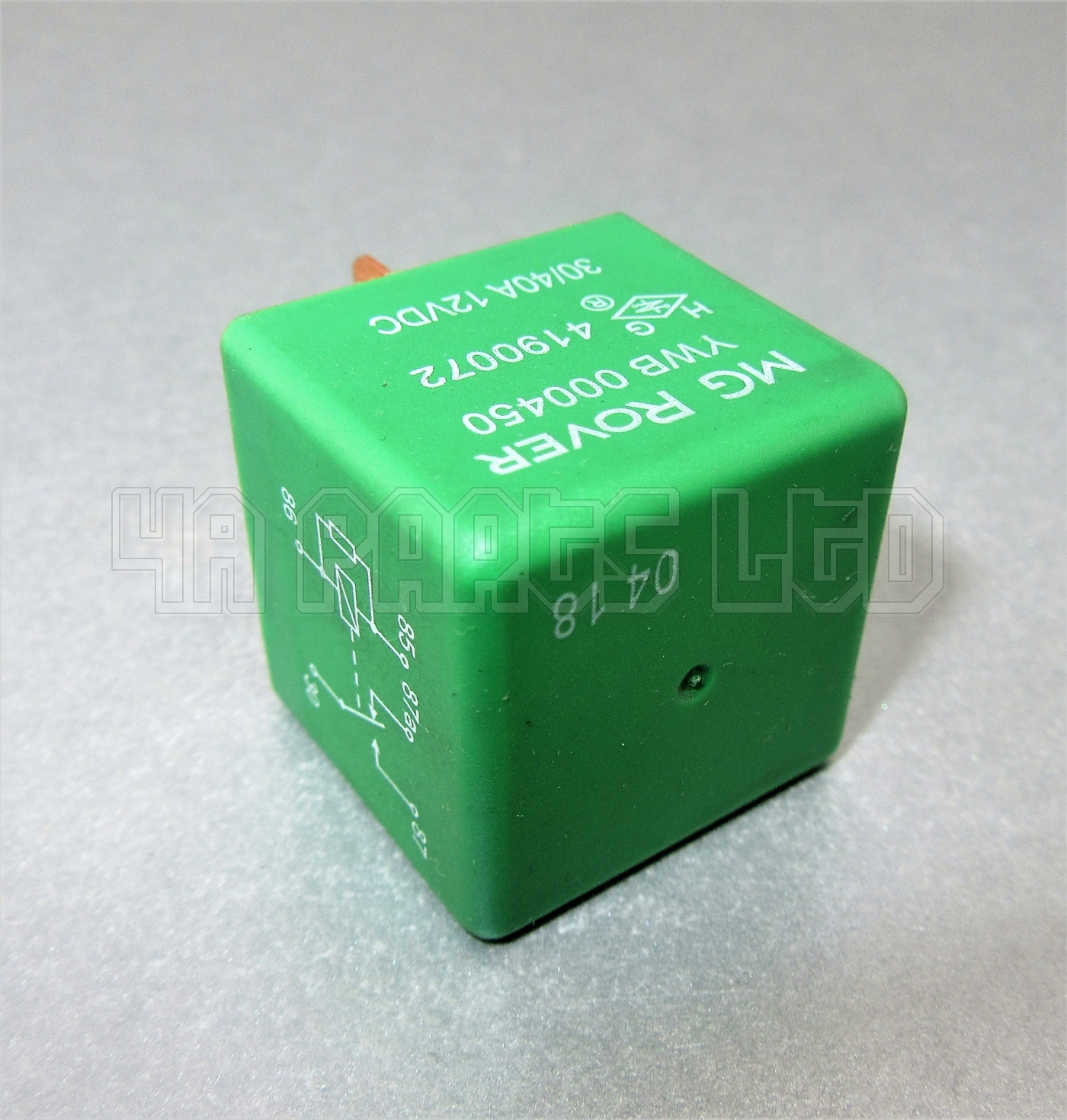 MG Rover Mini 45 25 75 Land Rover 5 Pin Green Relay Multi-Use YWB000450