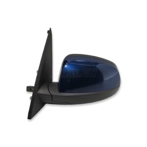 Vauxhall Meriva A MK1 (03-10) Left Side Electric Door Mirror Ultra Blue 21B 4CU