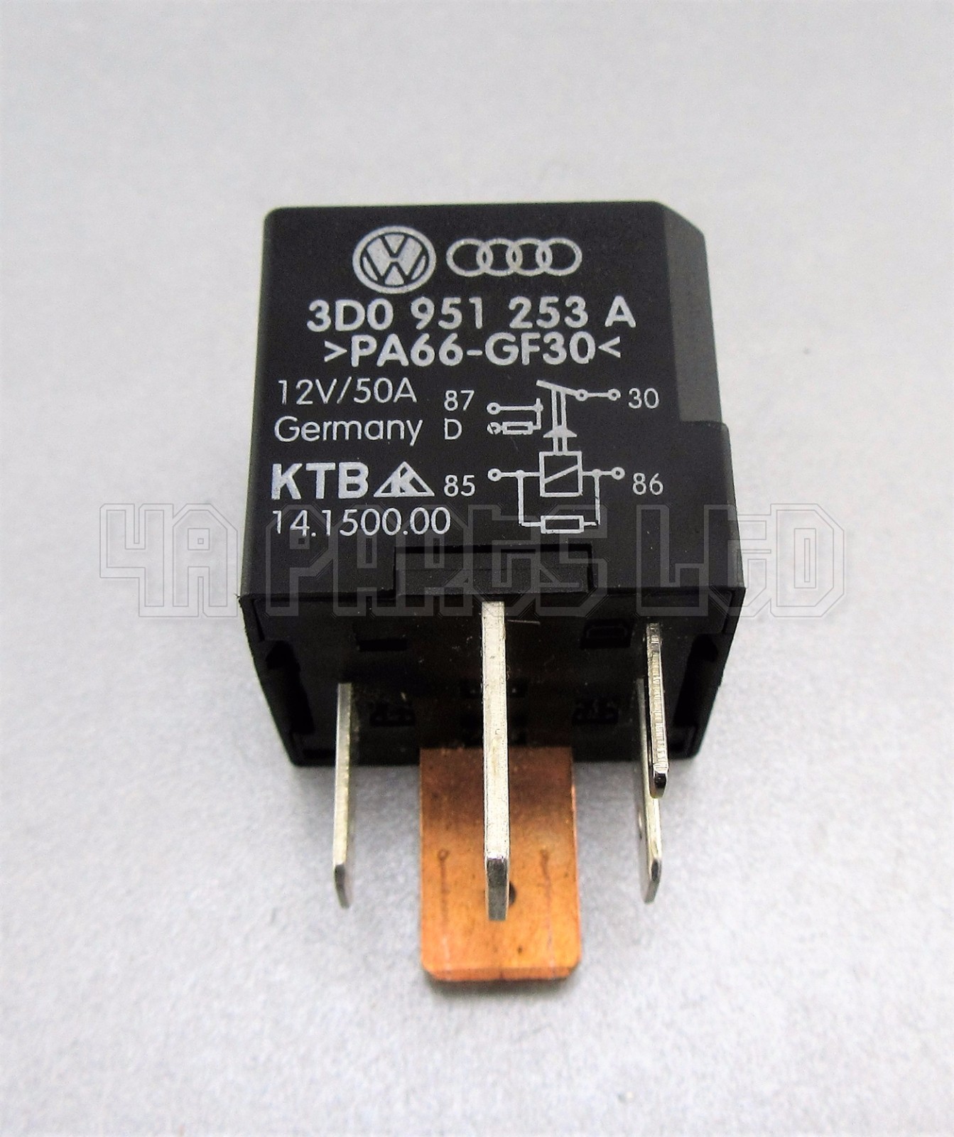 Audi VW Seat Skoda Grey Relay 1K0906381 V23134-B52-X426 (No.458) 5-Pin SN7 - Image 6