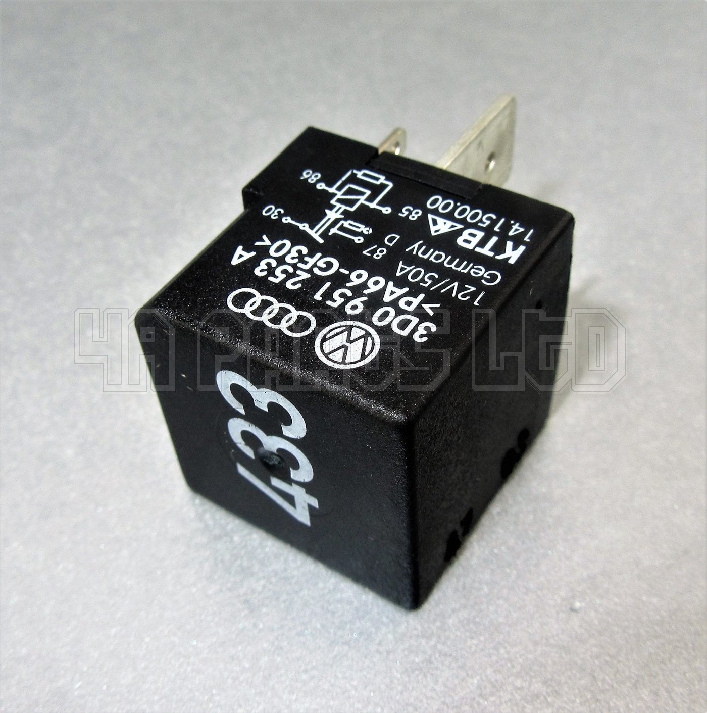 Audi VW Seat Skoda Grey Relay 1K0906381 V23134-B52-X426 (No.458) 5-Pin SN7 - Image 8