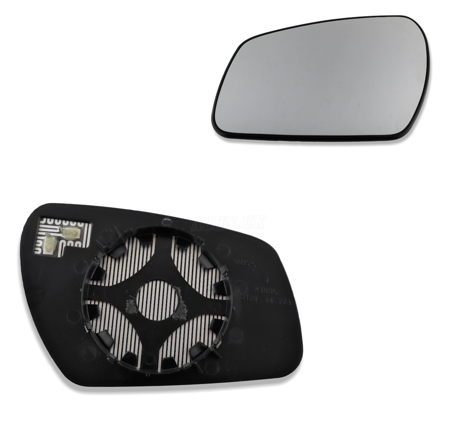 Ford Focus-II (2006-2010) Convertible Left Side Heated Door Mirror Glass