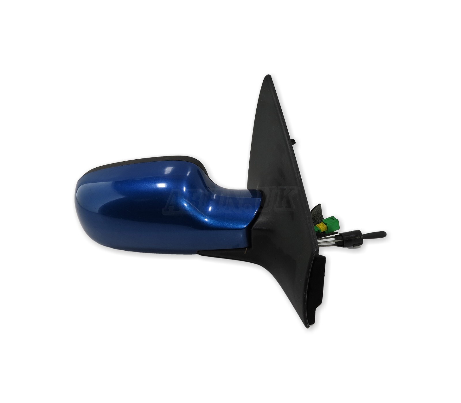 Renault Megane II MK2 (2002- 2009) Right Side Manual+Sensor Door Mirror Met Blue