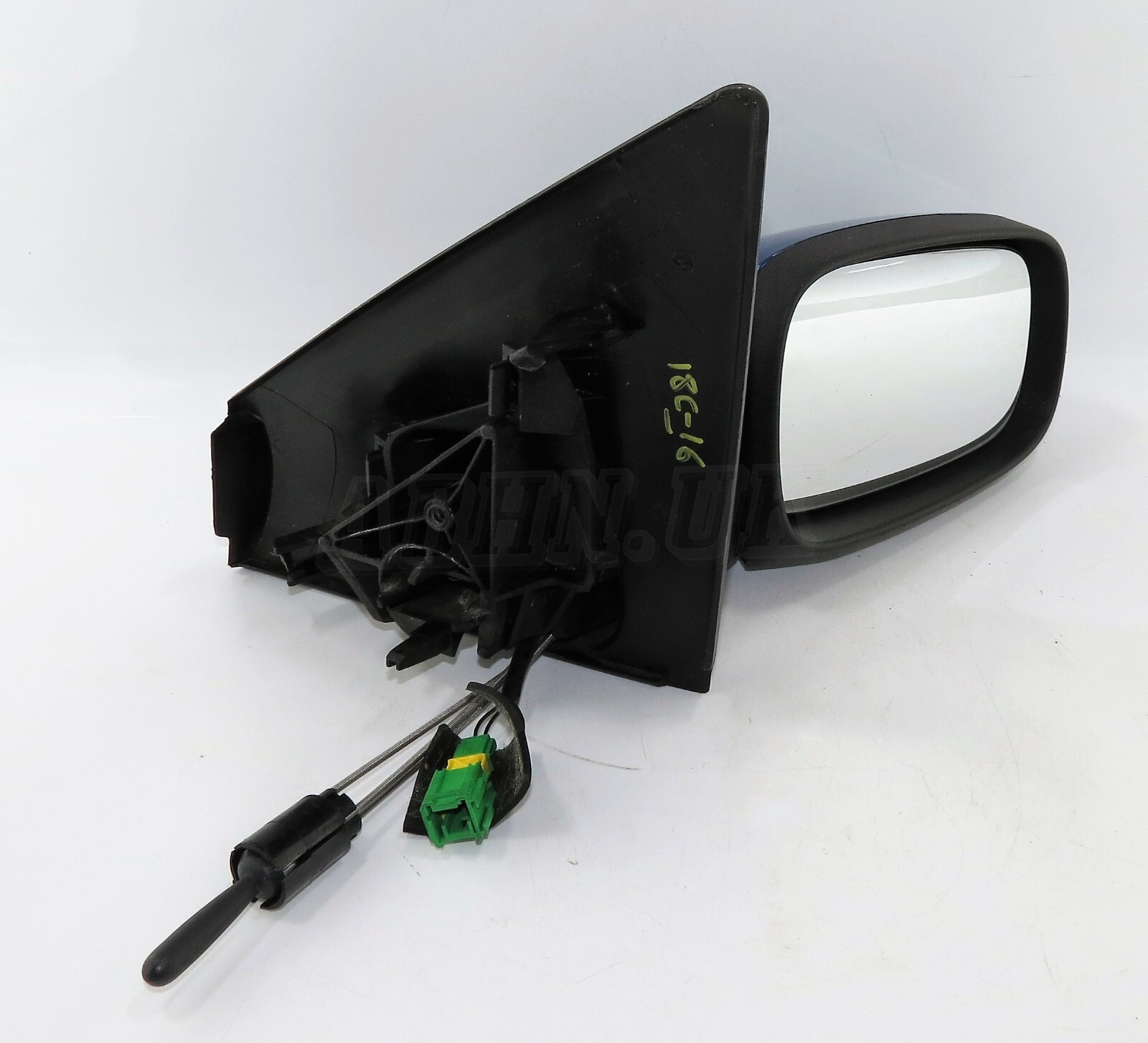 Renault Megane II MK2 (2002- 2009) Right Side Manual+Sensor Door Mirror Met Blue - Image 2