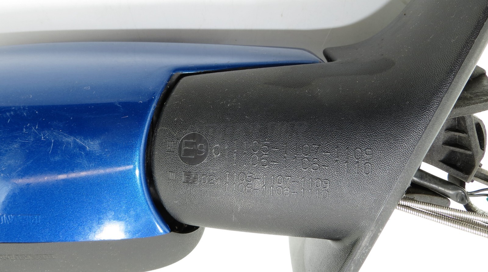 Renault Megane II MK2 (2002- 2009) Right Side Manual+Sensor Door Mirror Met Blue - Image 7