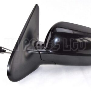 Seat Leon 1M0 Pre-Facelift (1999-2002) Left Side Manual Door Mirror / Black