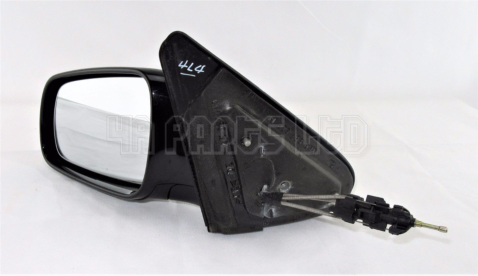 Seat Leon 1M0 Pre-Facelift (1999-2002) Left Side Manual Door Mirror / Black - Image 2