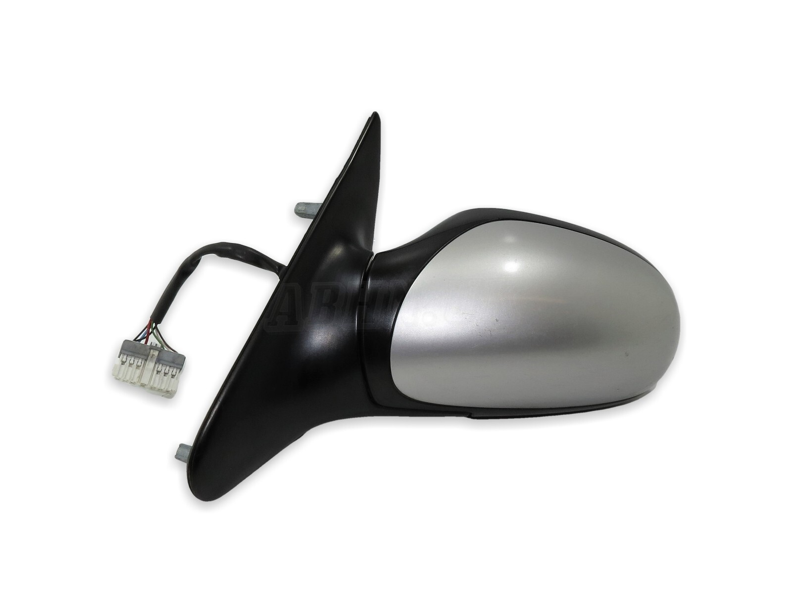 Peugeot 406 Facelift 99-03 Left Side Electric Heated Door Mirror Metallic Silver