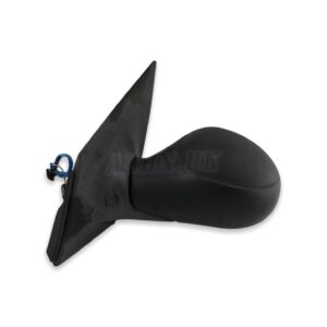Citroen C2 MK1 JM 2003-2009 Left Side Electric Door Mirror Black 3-Wires Grained
