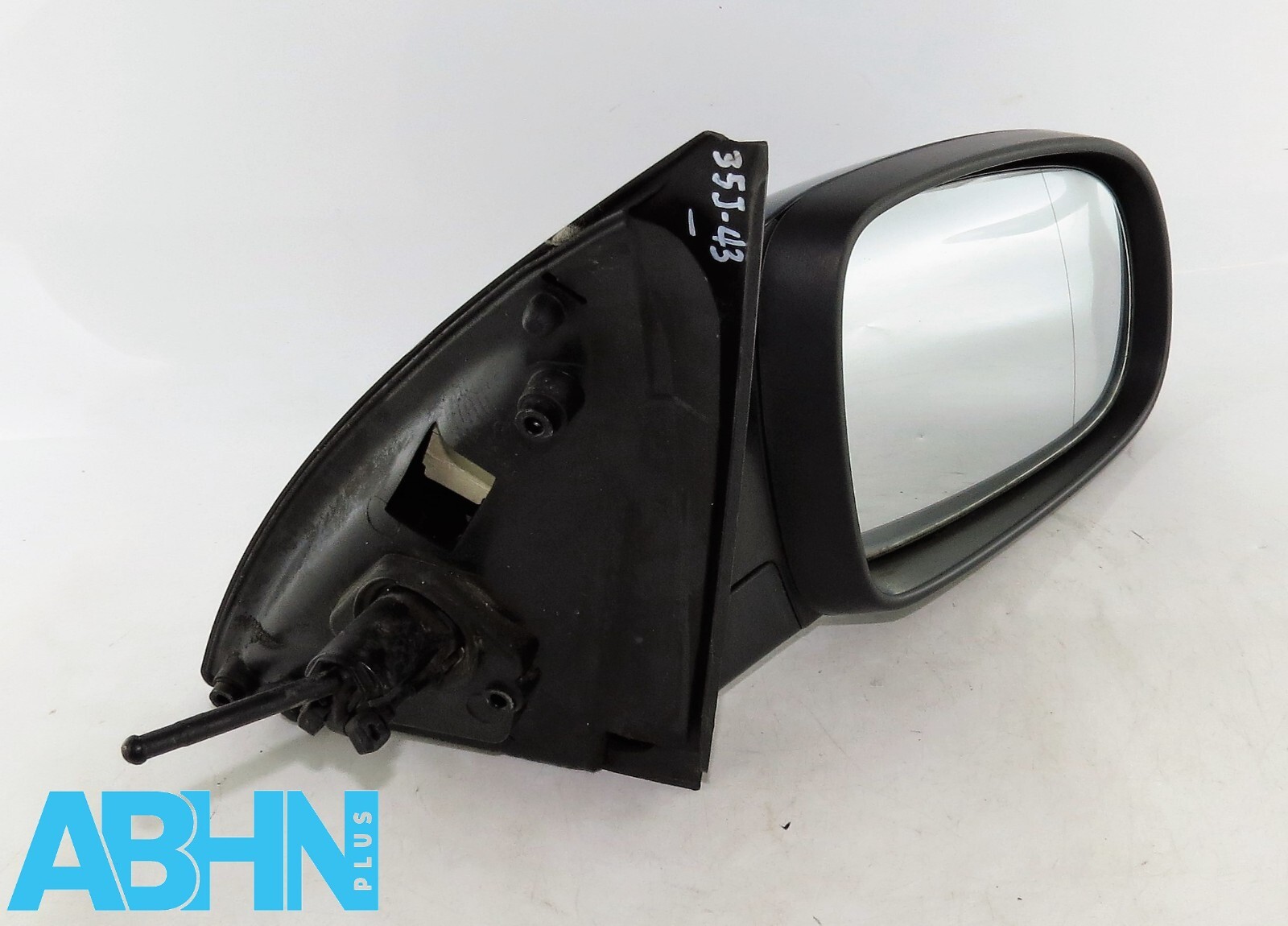 Vauxhall Opel Corsa-C (2000-2006) Right Side Manual Door Mirror Met Metro Blue - Image 2
