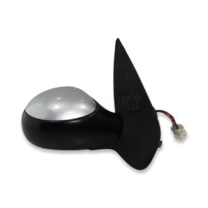 Peugeot 206 & SW (02-04) Right Side Electric Door Mirror 96432622XX Met Silver