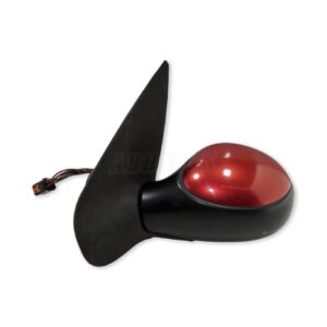 Peugeot 206 & SW (04 -09) Left Side Electric Door Mirror 96480965XT Metallic Red