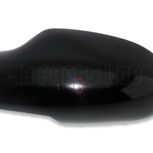 Mercedes A-Class W168 97-02 Left Side Door Mirror Cover Night Black Nachtschwarz