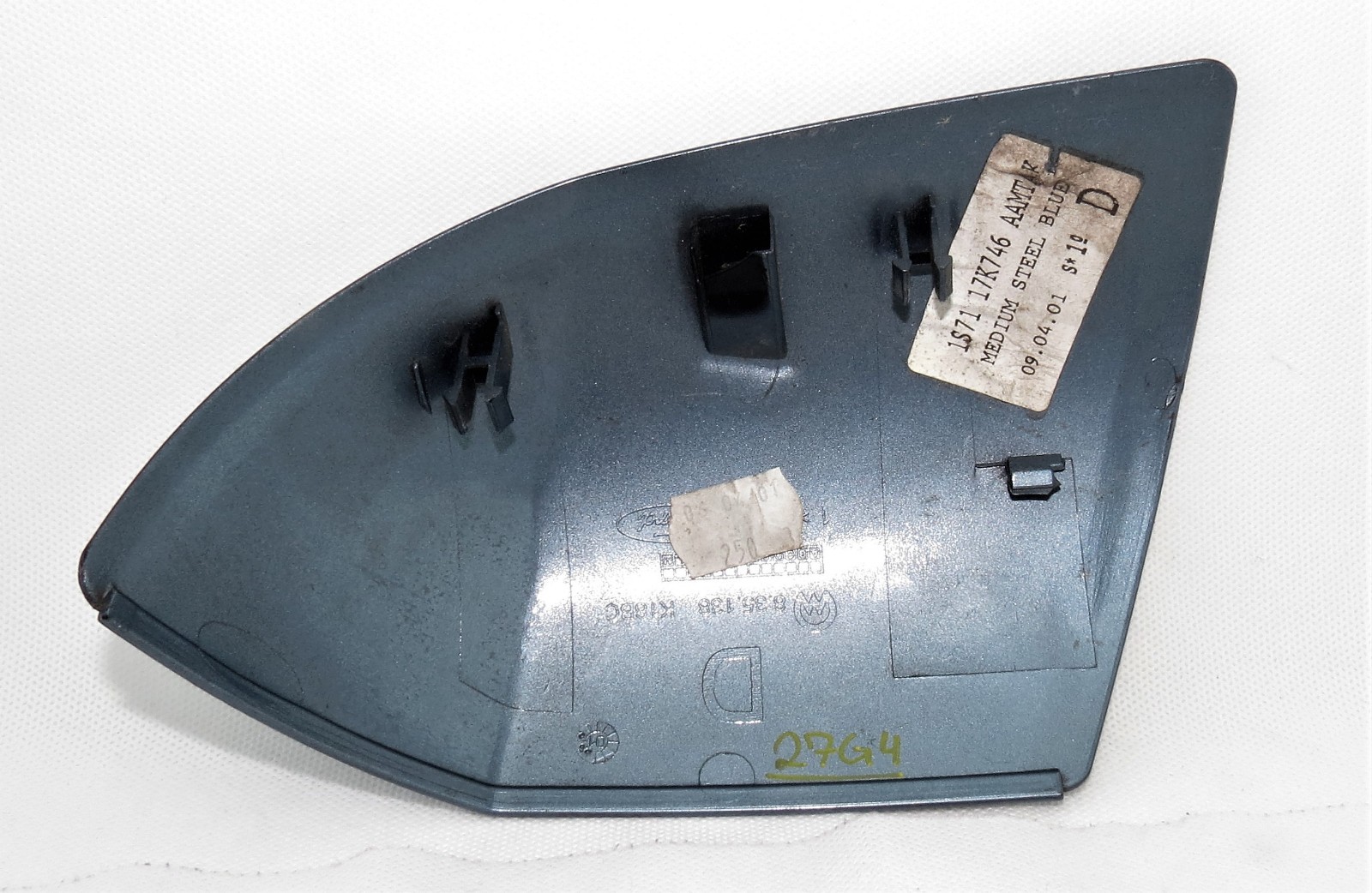 1S7117K746AAMTAK Ford Mondeo 00-03 Medium Steel Blue Right Side Mirror Cover - Image 5