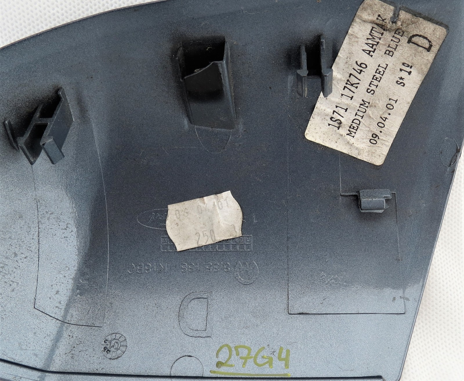 1S7117K746AAMTAK Ford Mondeo 00-03 Medium Steel Blue Right Side Mirror Cover - Image 6