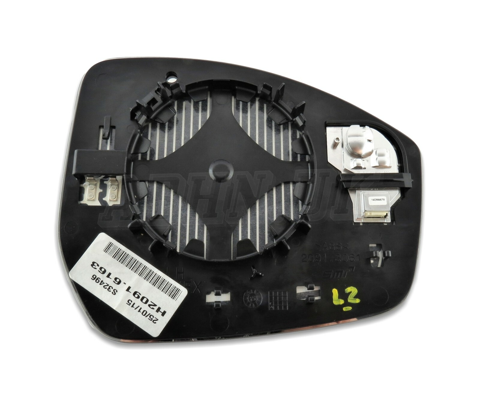 LR Discovery Sport L550 (14-23) Left Side Standard Convex Door Mirror Glass+BSM - Image 2