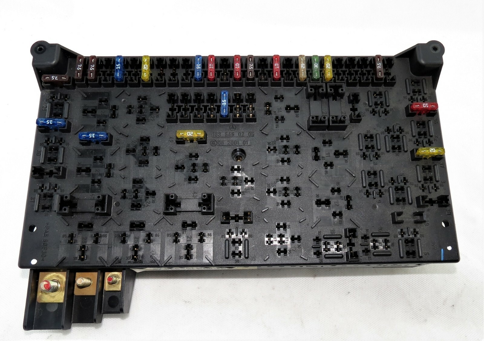 1635450205 Mercedes Benz M Class W163 Genuine Main Body Fuse & Relay Box Unit - Image 3