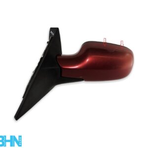 Renault Scenic Mk2 Grand /03-09 Left Side Electric Heated Door Mirror Flame Red