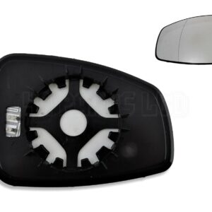 Renault Latitude L70 (2010-2017) Left Side Heated Door Mirror Glass Aspheric