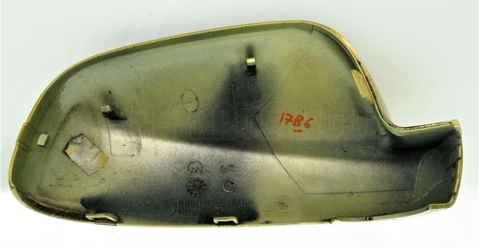 Peugeot 307 CC SW Hatchback (00-08) Left Side Door Mirror Cover Metallic Yellow - Image 4