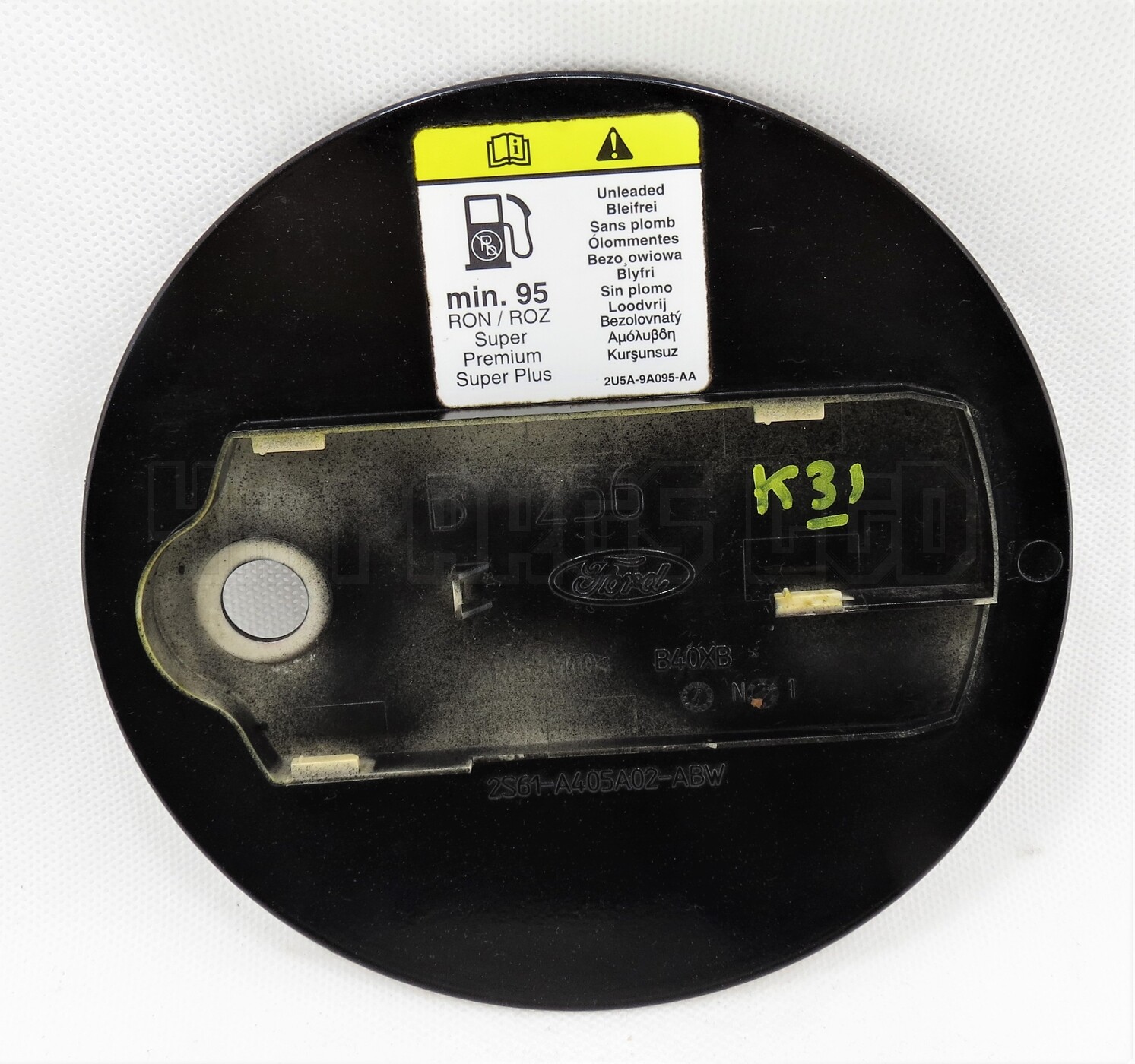 Ford Fiesta MK5 (02-10) Fuel-in Flap Cover 2S61-A405A02-ABW Panther Black B256 - Image 2