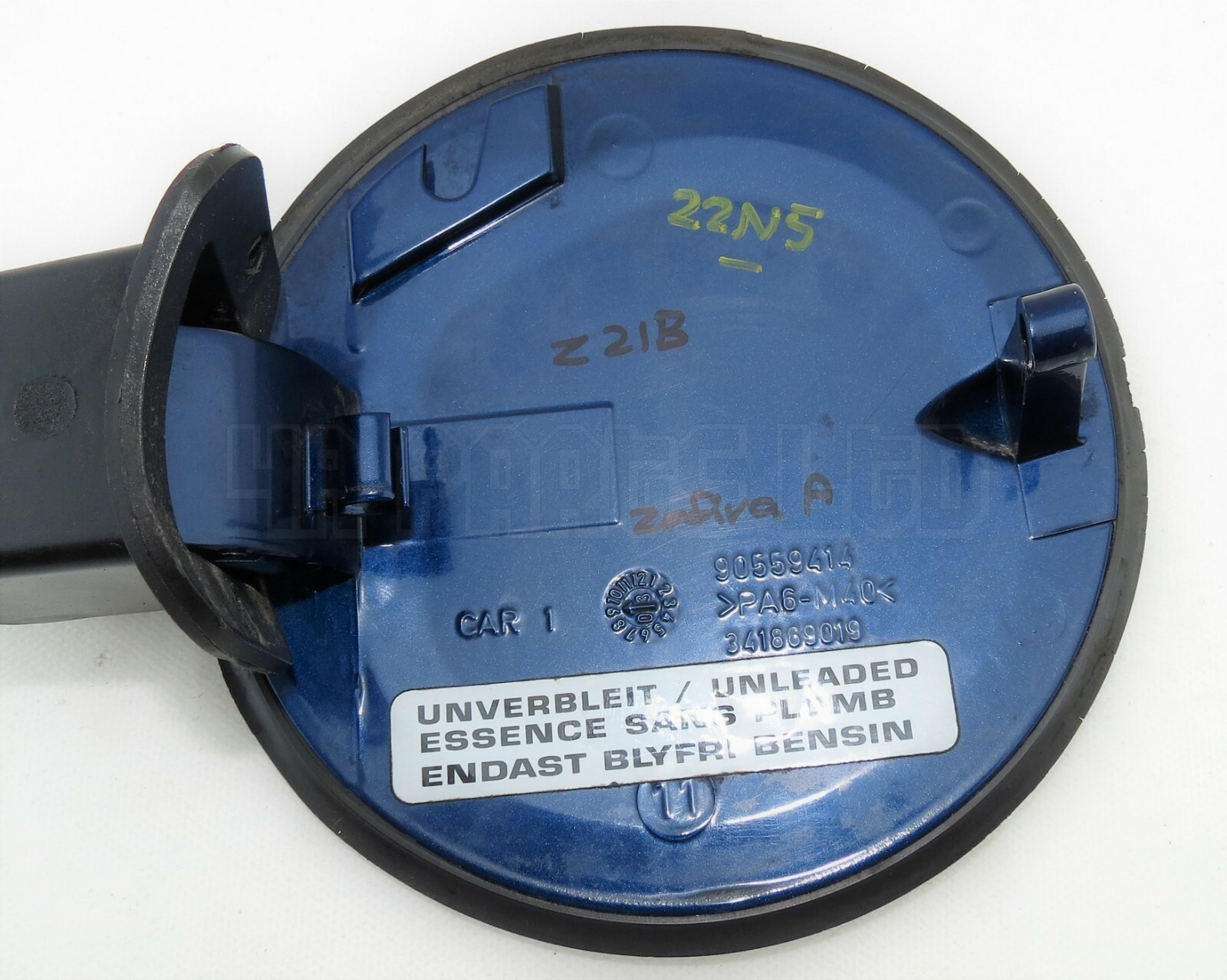 Vauxhall Zafira A MK1 99-05 Fuel-In Flap Cover 90559414 341869019 Ultra Blue 21B - Image 4