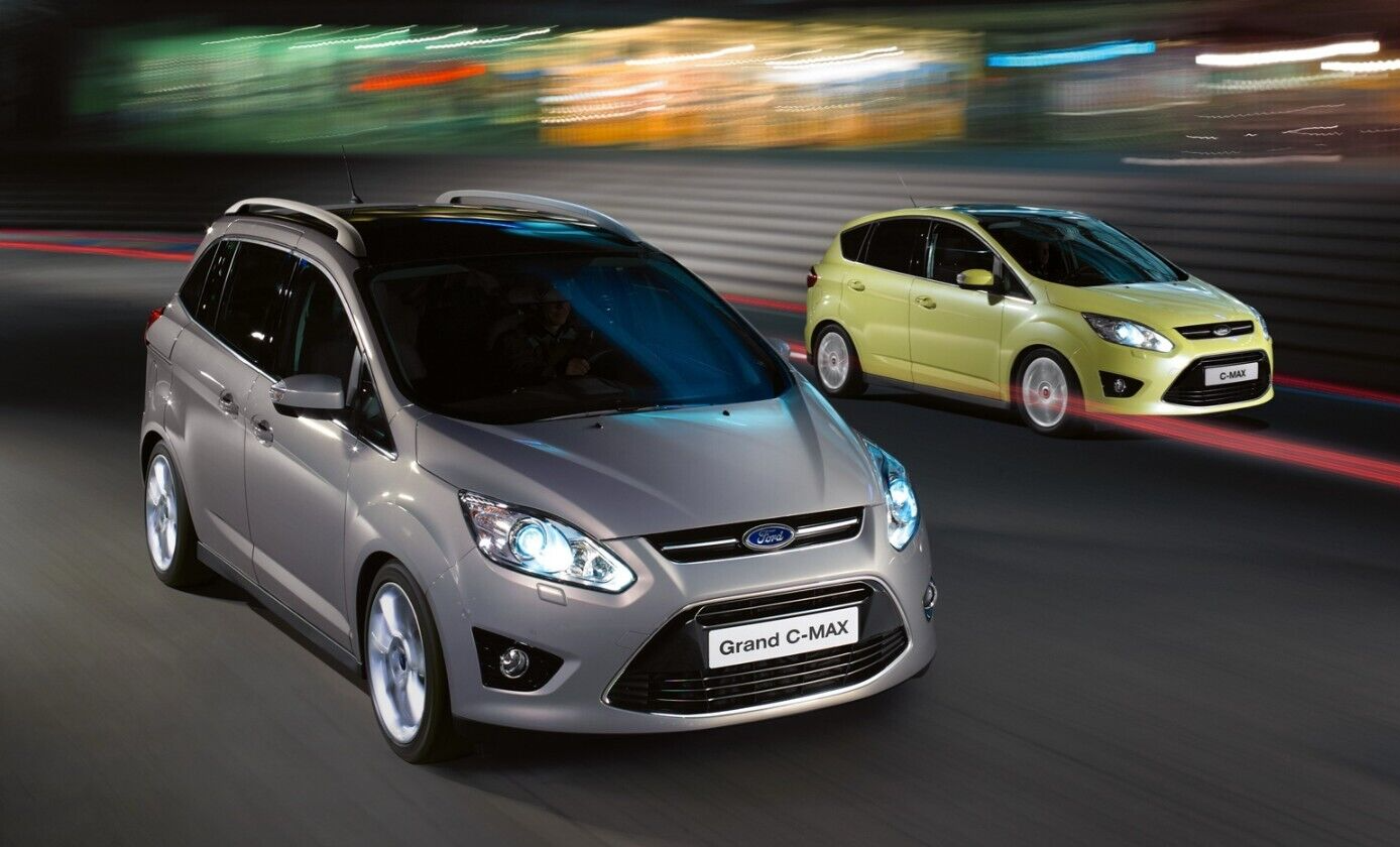 Ford C-Max Mk2 and Grand (10-19) Right Side Electric Heated Wing Mirror Sea Grey - Image 2