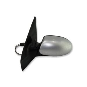 Ford Focus I MK1 (98-05) Left Side Manual Adjustable Door Mirror Metallic Silver