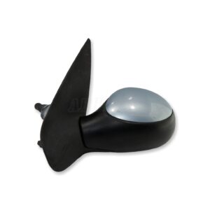 Peugeot 206 206SW (02 - 09) Left Side Manual Door Mirror 96437182XT Met Ice Blue