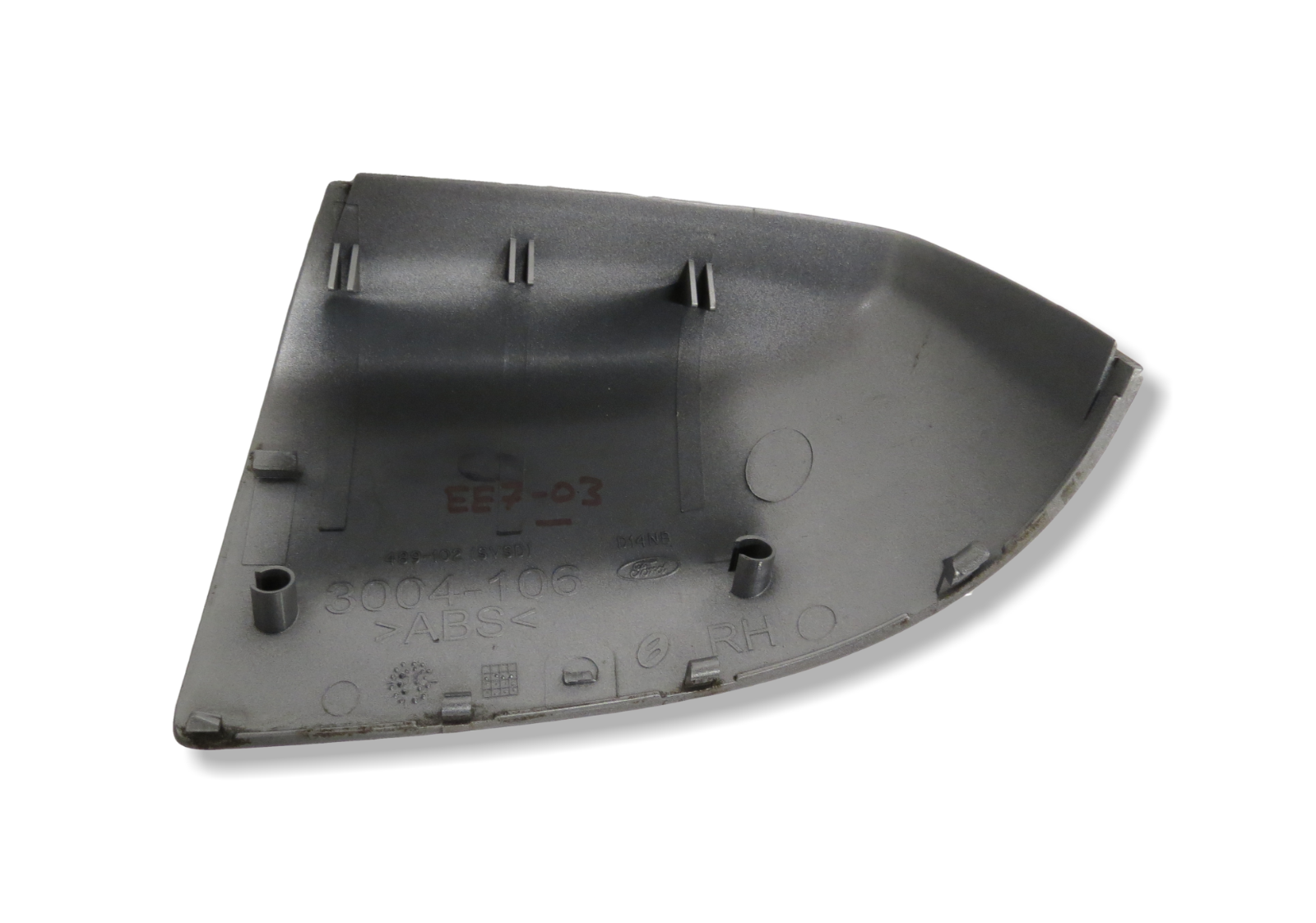 Ford Focus-C-Max CM2 (03-10) Right Side Door Mirror Cover 3004-106 Met Silver - Image 2
