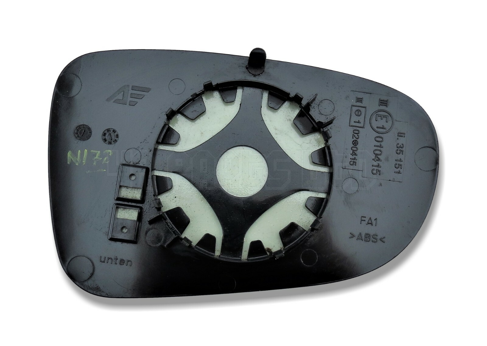 Ford Galaxy (96-06) Sharan+Alhambra 95-98 Left Side Non-Heated Door Mirror Glass - Image 2