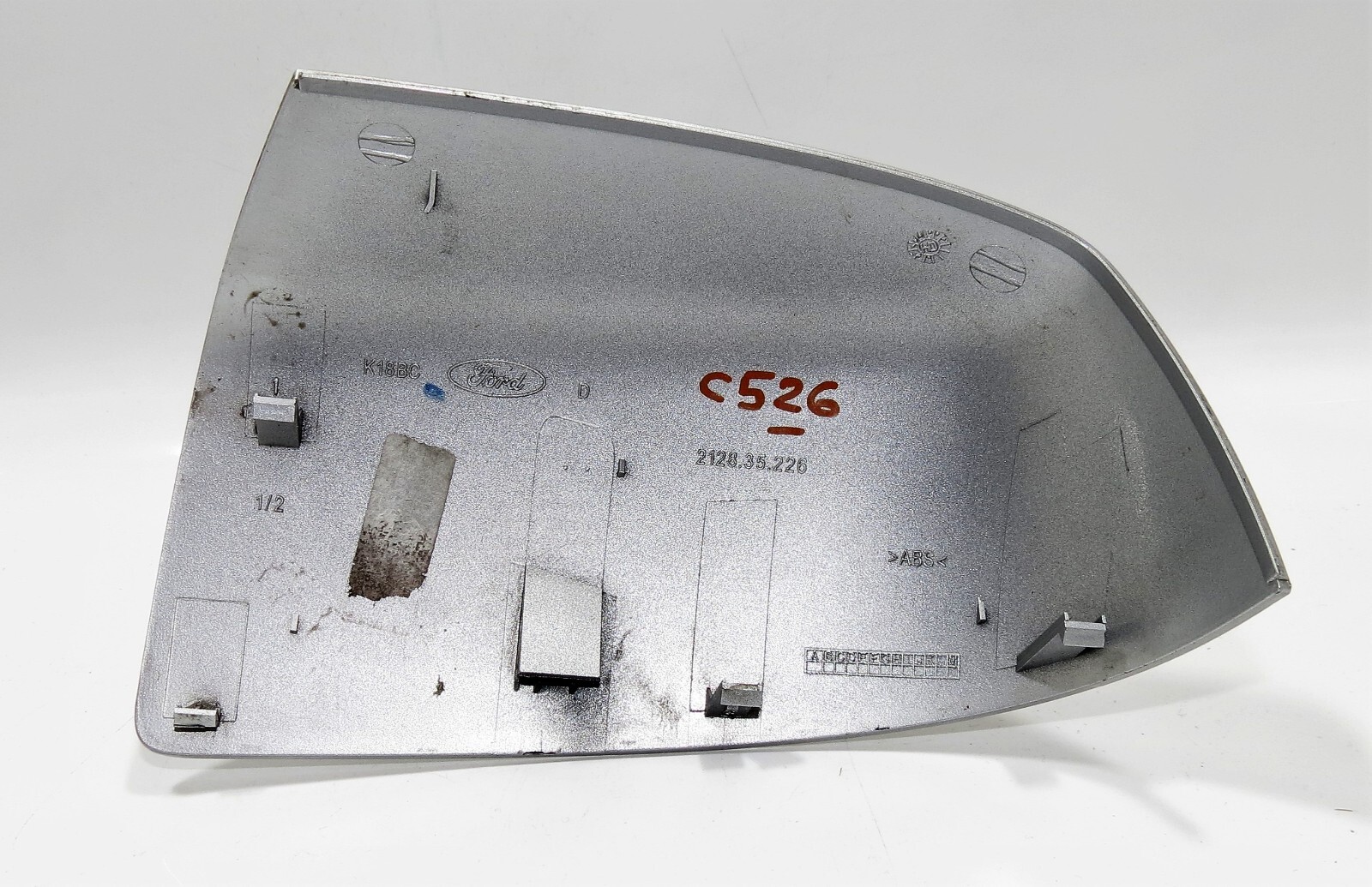 Ford Mondeo-III MK3 Facelift /04-07 Right Side Door Mirror Cover Metallic Silver - Image 4