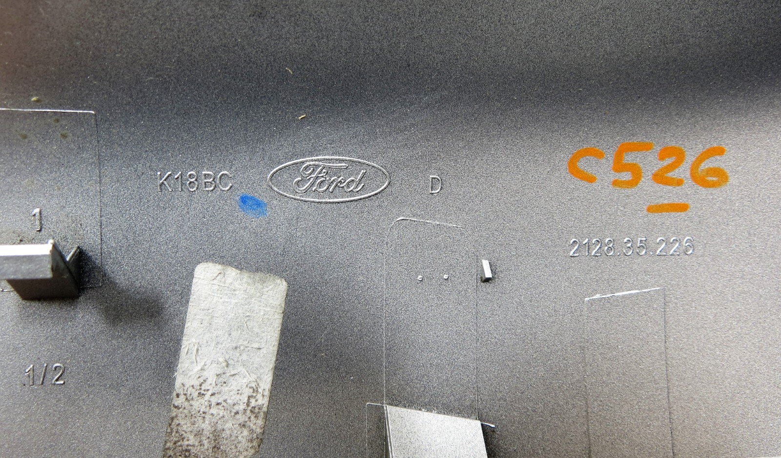 Ford Mondeo-III MK3 Facelift /04-07 Right Side Door Mirror Cover Metallic Silver - Image 5