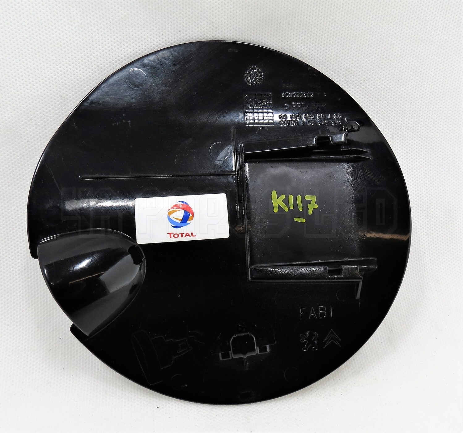 Peugeot 208 CA CC (2012-2019) Fill-In Fuel Flap Cover 9673905980 Metallic Black - Image 2