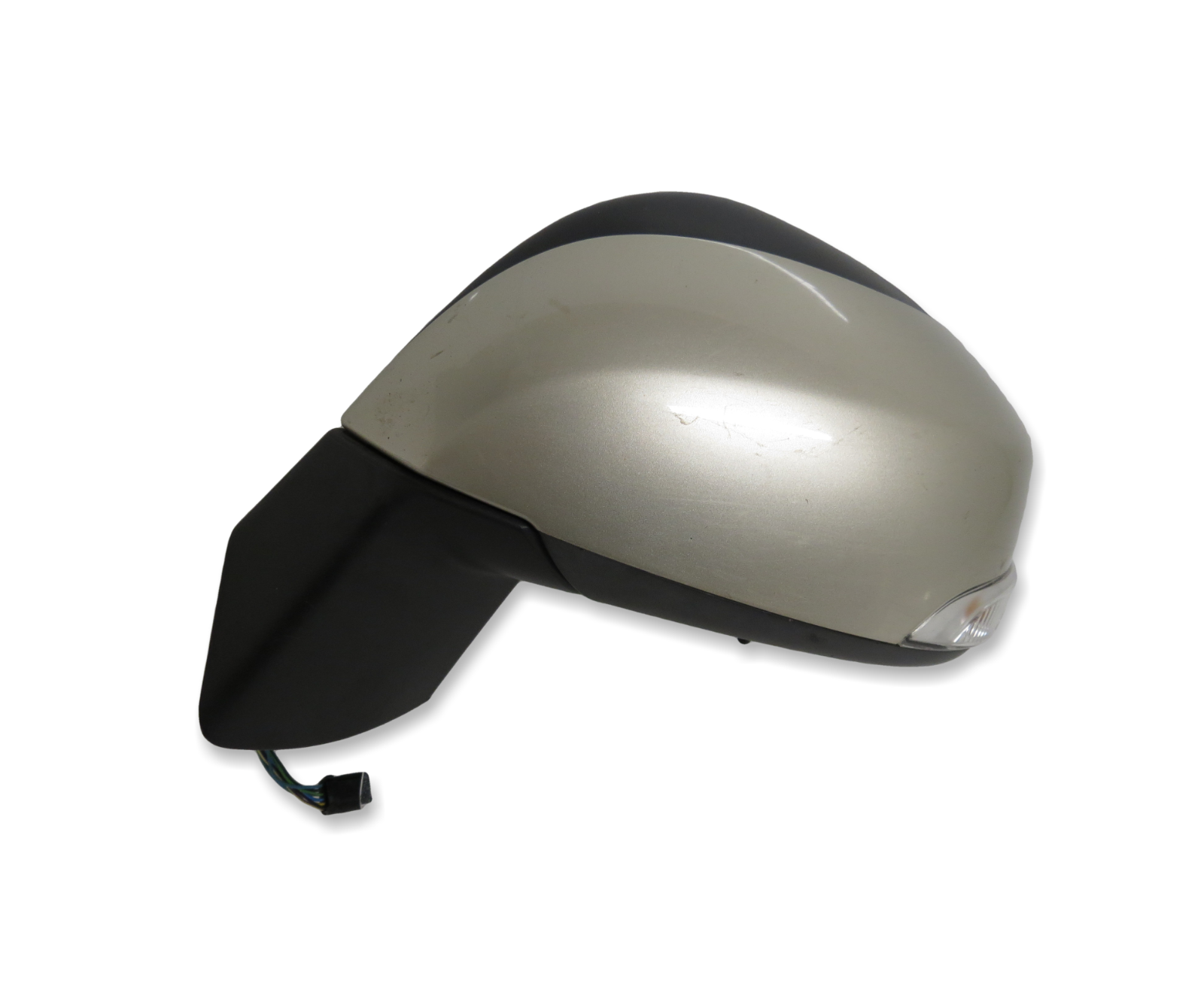 Renault Scenic Grand Mk3 09-16 Power Folding Left Wing Mirror Met Beige 10-Wires