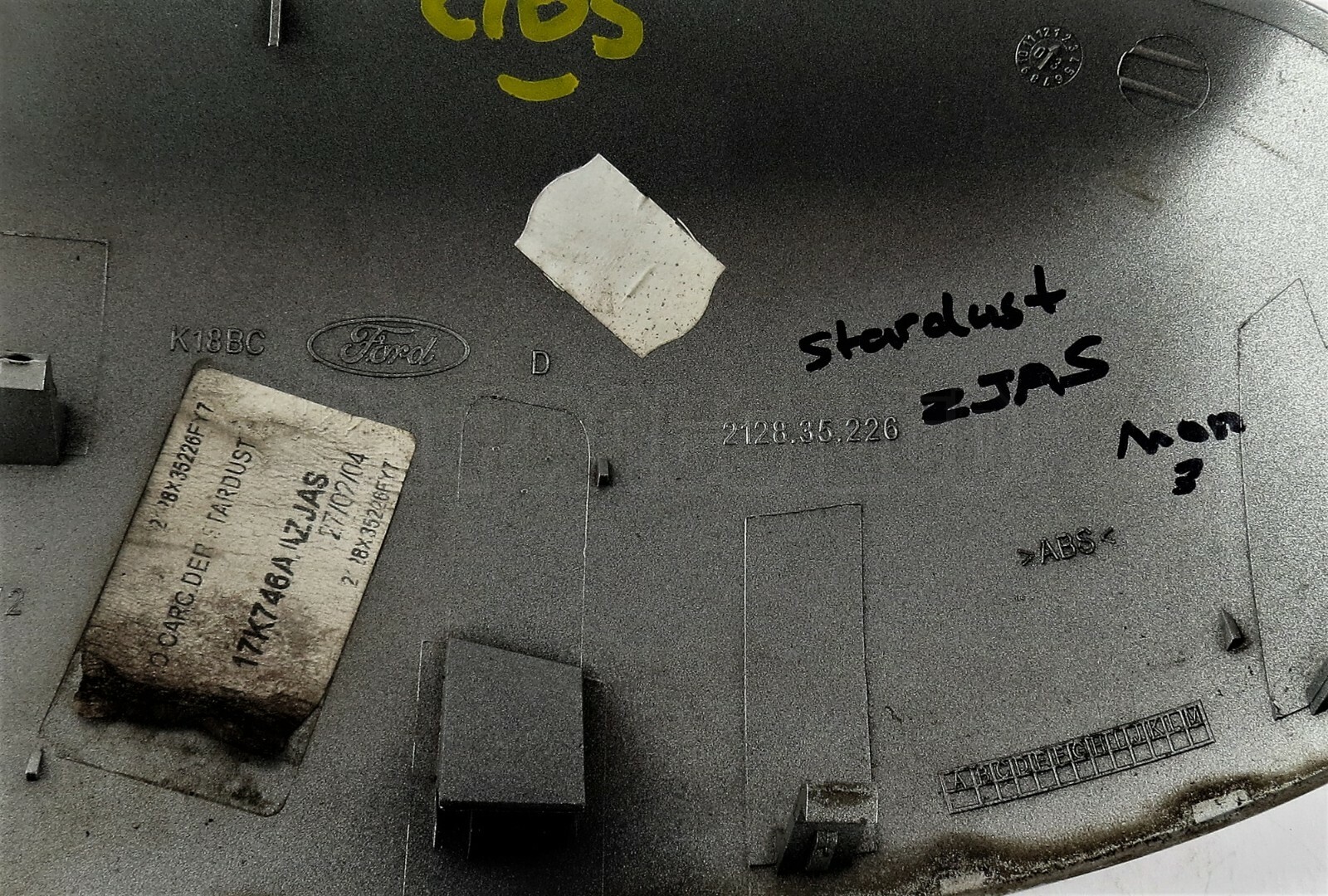 Ford Mondeo MK3 Facelift 04-07 Right Side Door Mirror Cover ZJAS Metallic Silver - Image 4