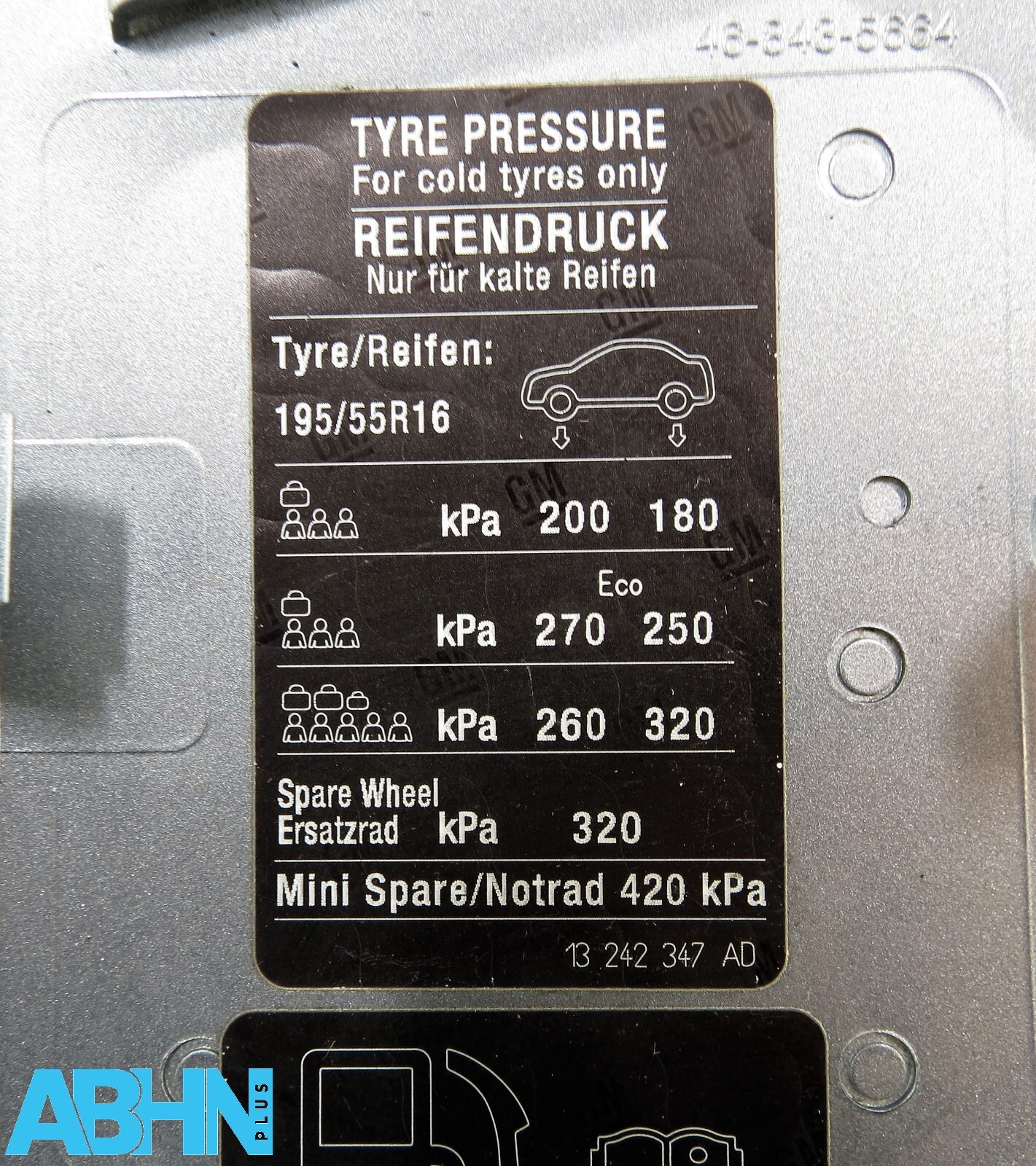 Vauxhall Corsa D MK3 (06-14) Fuel-In Flap Cover 13183307 Met Silver Lake Z179 - Image 8