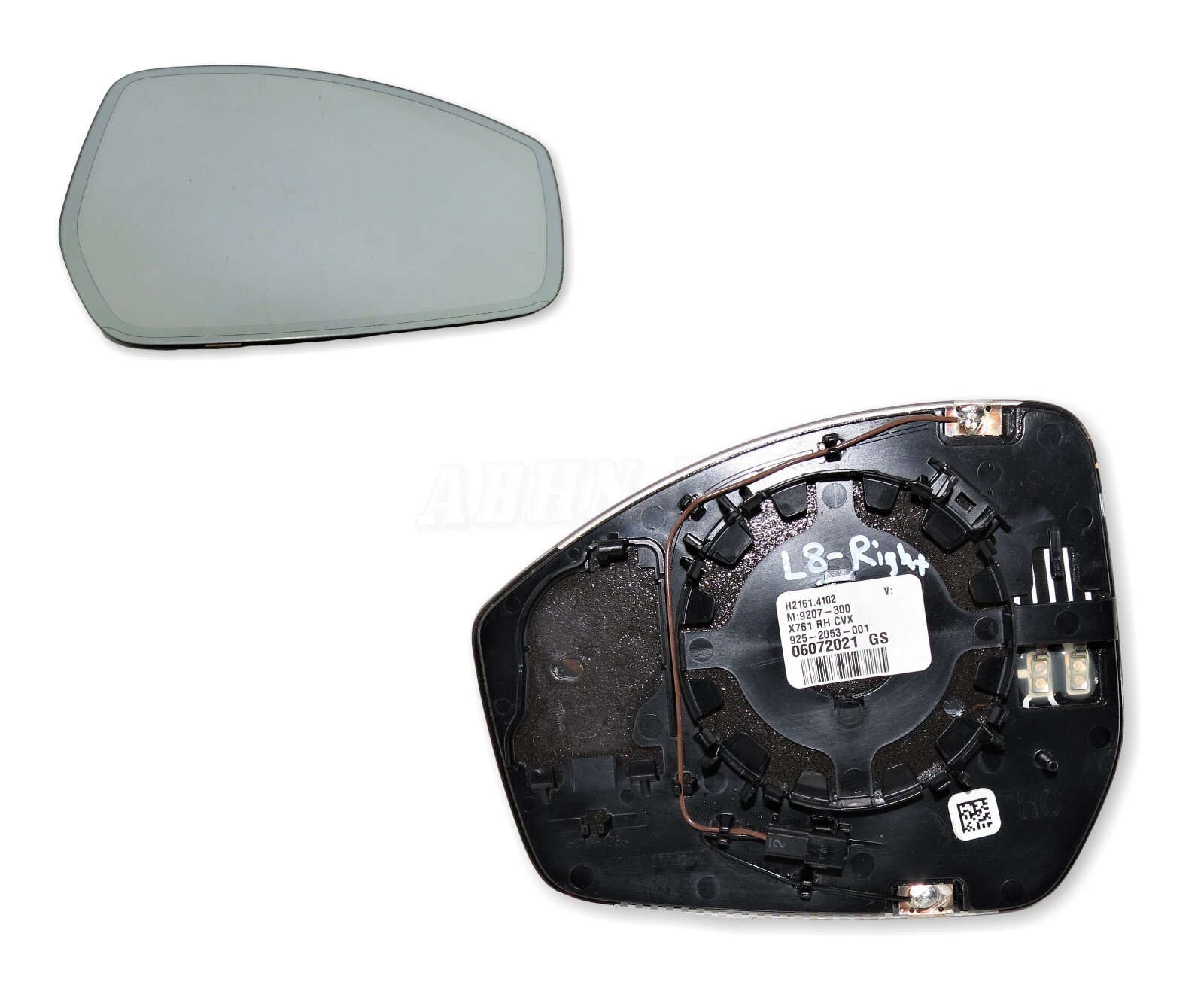 RR Evoque L551 Velar L560 L550 Right Side Convex Auto Dimming Wing Mirror Glass