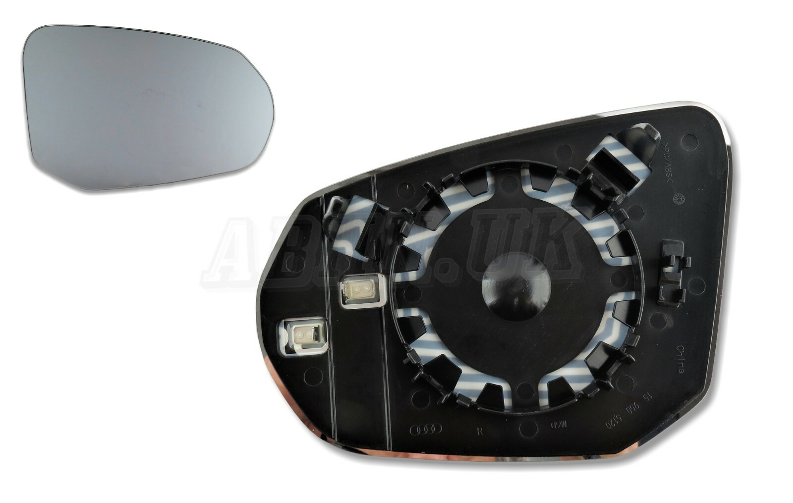 Fits Audi Q2 (16-20) Q3 Right Side Standard Heated Door Mirror Glass 81A857536D