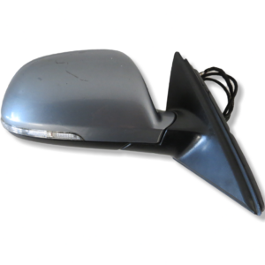 Skoda Superb Mk2 3T (2008-2015) Right Side Electric Heated Wing Mirror Met Grey
