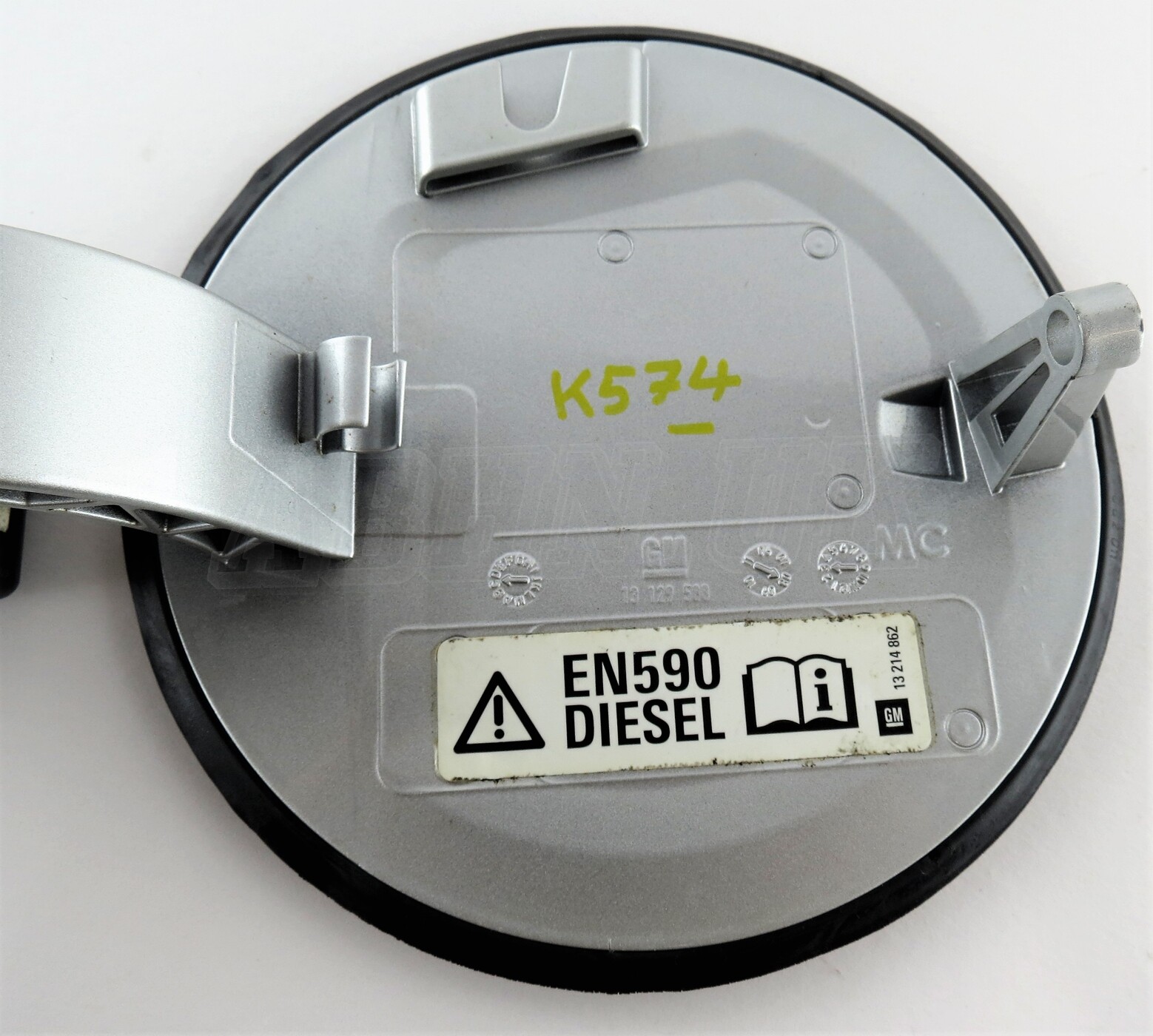 Vauxhall Zafira B MK2 /05-14 Fuel-In Flap Cover 13129588 MC Met Star Silver Z157 - Image 5