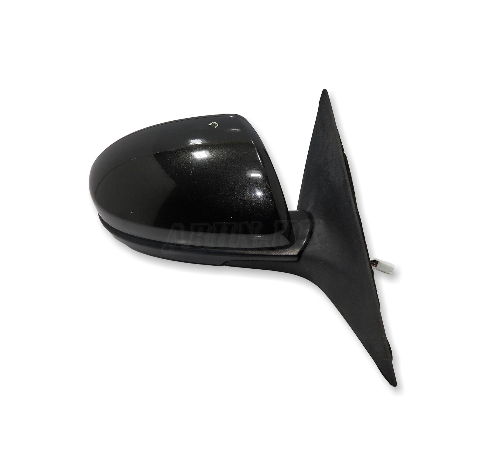 Mazda 6 MK2 GH (2008-2012) Right Side Power Folding Door Mirror Metallic Black