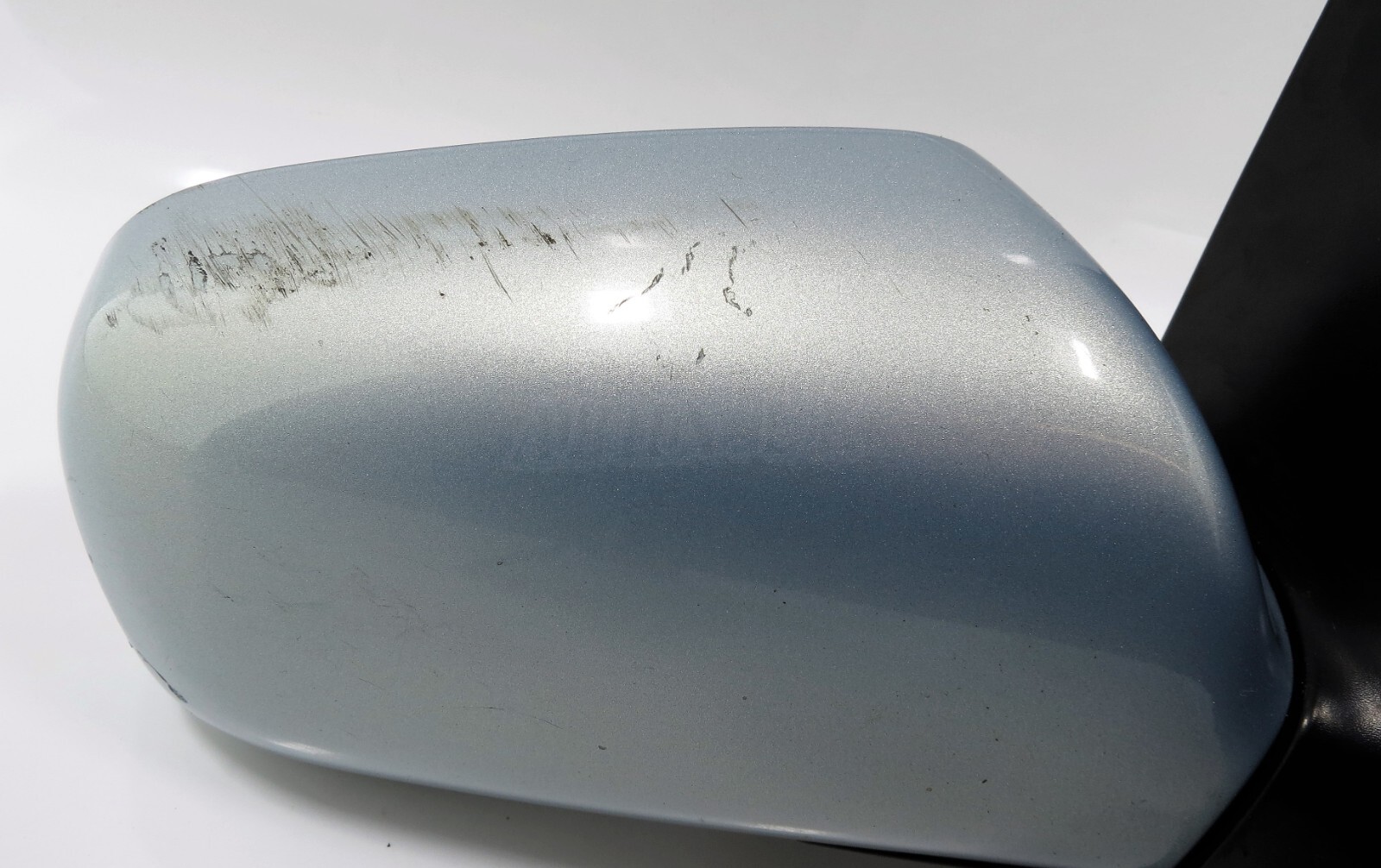 Toyota Yaris MK1 Vitz (1999-2005) Right Side Manual Door Mirror Silver/ No Glass - Image 3