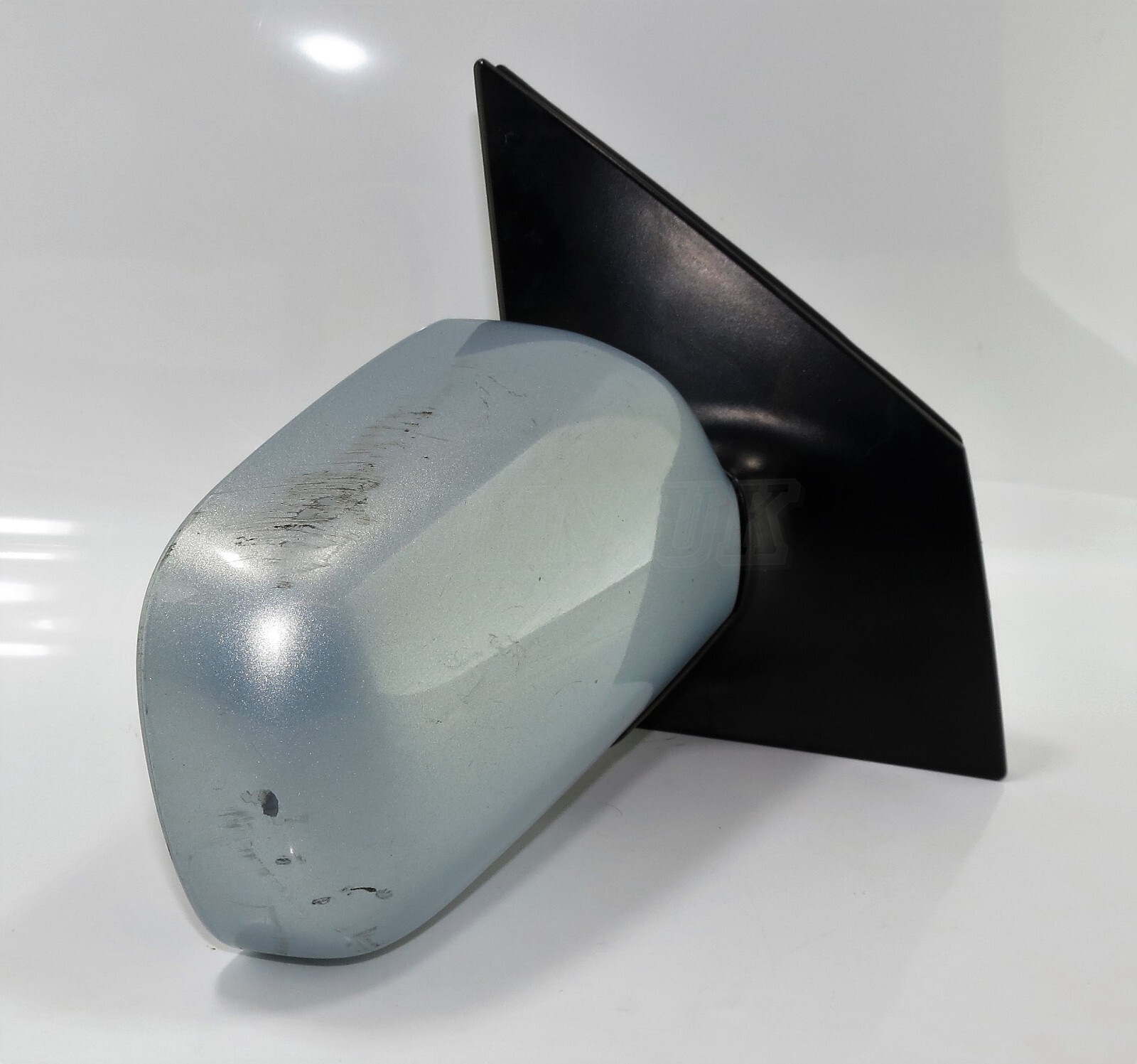 Toyota Yaris MK1 Vitz (1999-2005) Right Side Manual Door Mirror Silver/ No Glass - Image 5
