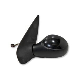 Peugeot 206 (04-09) Left Side Electric Door Mirror 96480965XT Met Pearl Black