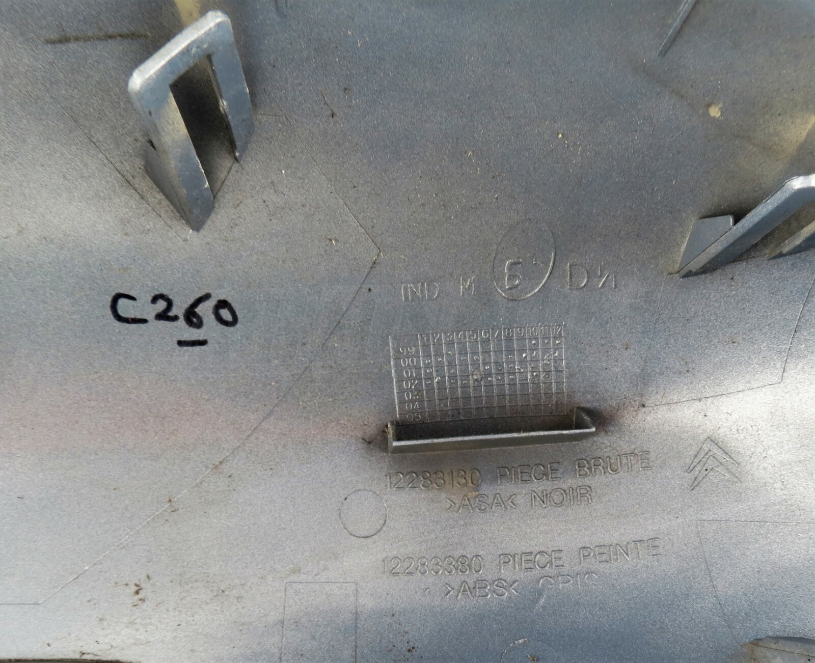 Citroen C5 C6 MK1 (2001-2008) Right Side Door Mirror Cover (Casing) Met Ice-Blue - Image 5