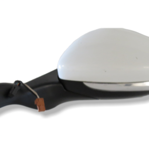 Peugeot 208 MK1 (2012-2018) Left Side Manual Folding Door Mirror White 7-Wires